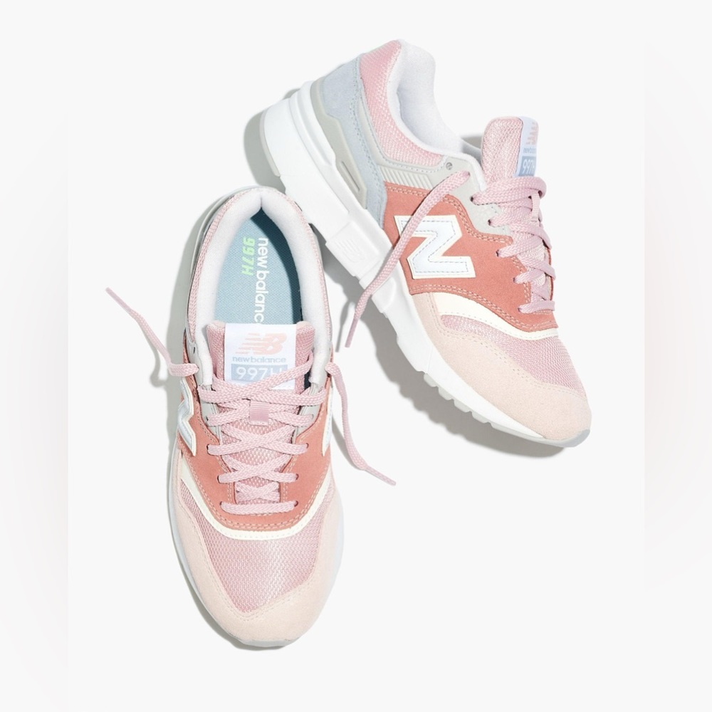 New balance 997h pink suede madewell sneakers 7.5